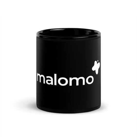 Malomo Logo Black Glossy Mug